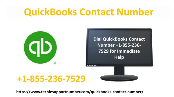 Why dial QuickBooks Contact Number 1-855-236-7529