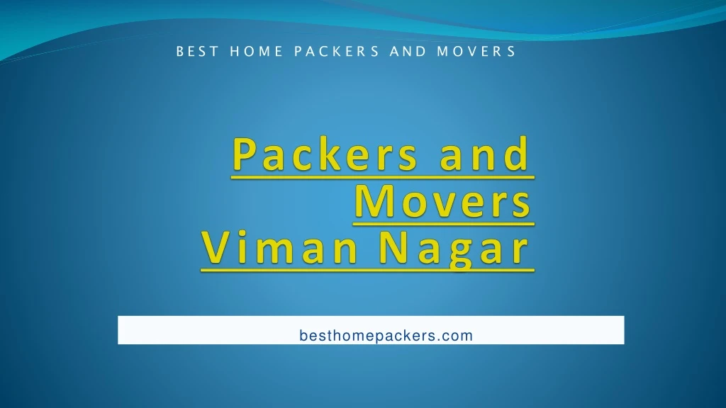 packers and movers viman nagar