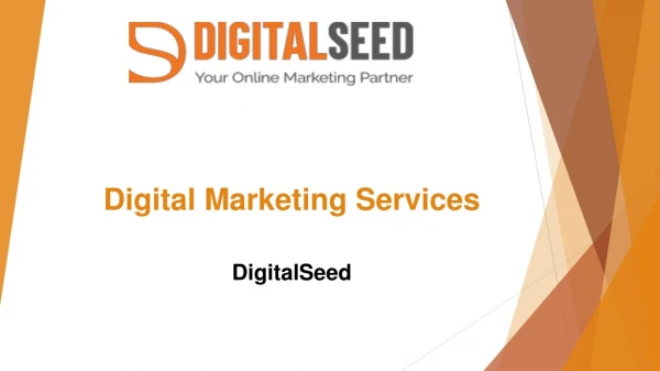 Digital Marketing Company in Pune - SEO Company in India - DigitalSeed