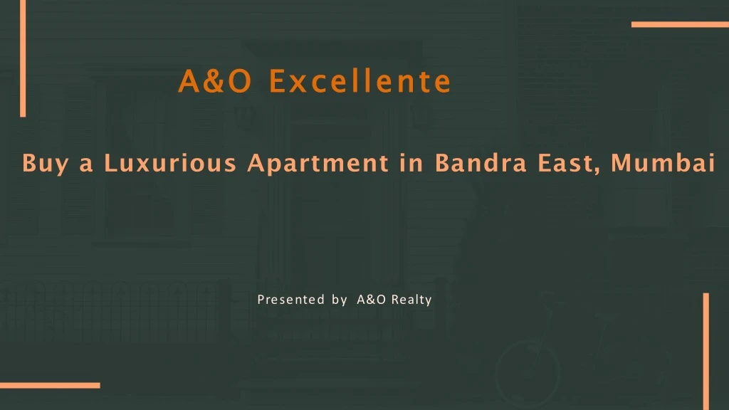 buy a luxurious apartment in bandra east mumbai