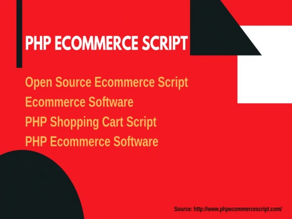 PHP Shopping Cart Script | PHP Ecommerce Software