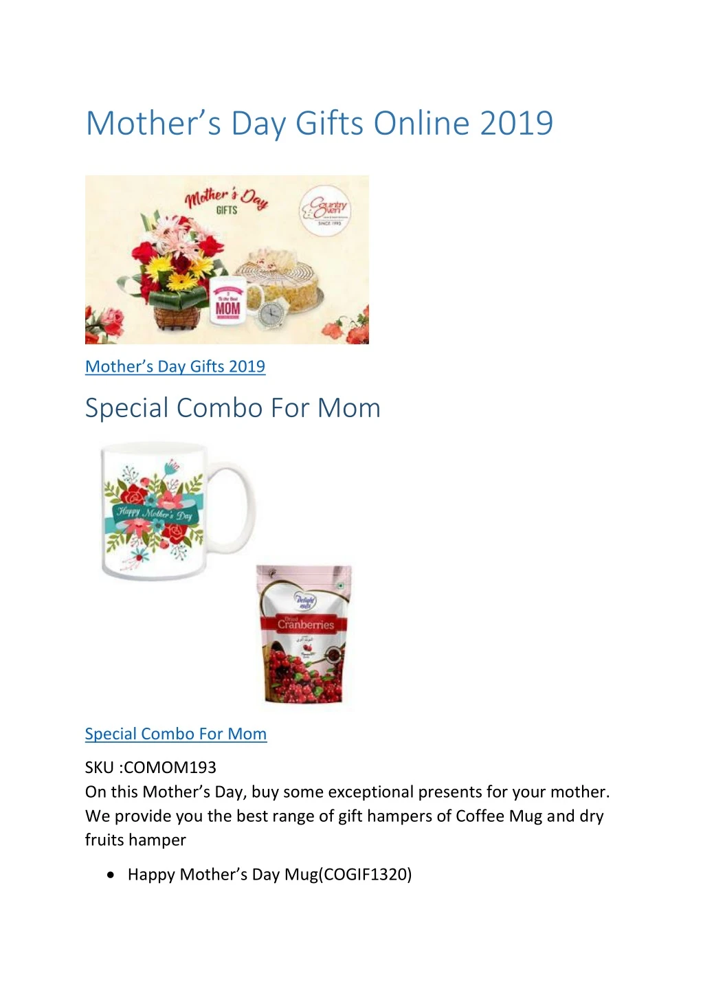 mother s day gifts online 2019