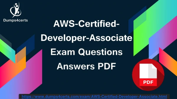 Prepare AWS-Certified-Developer-Associate Dump | Test with Help To Pass Final Exam 2019.