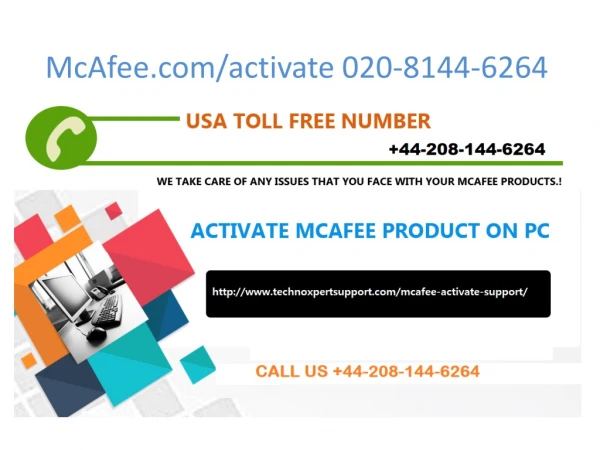 McAfee.com/activate | 44-208-144-6264 | McAfee Support