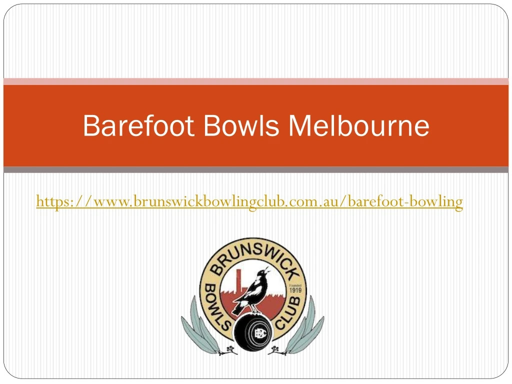 barefoot bowls melbourne