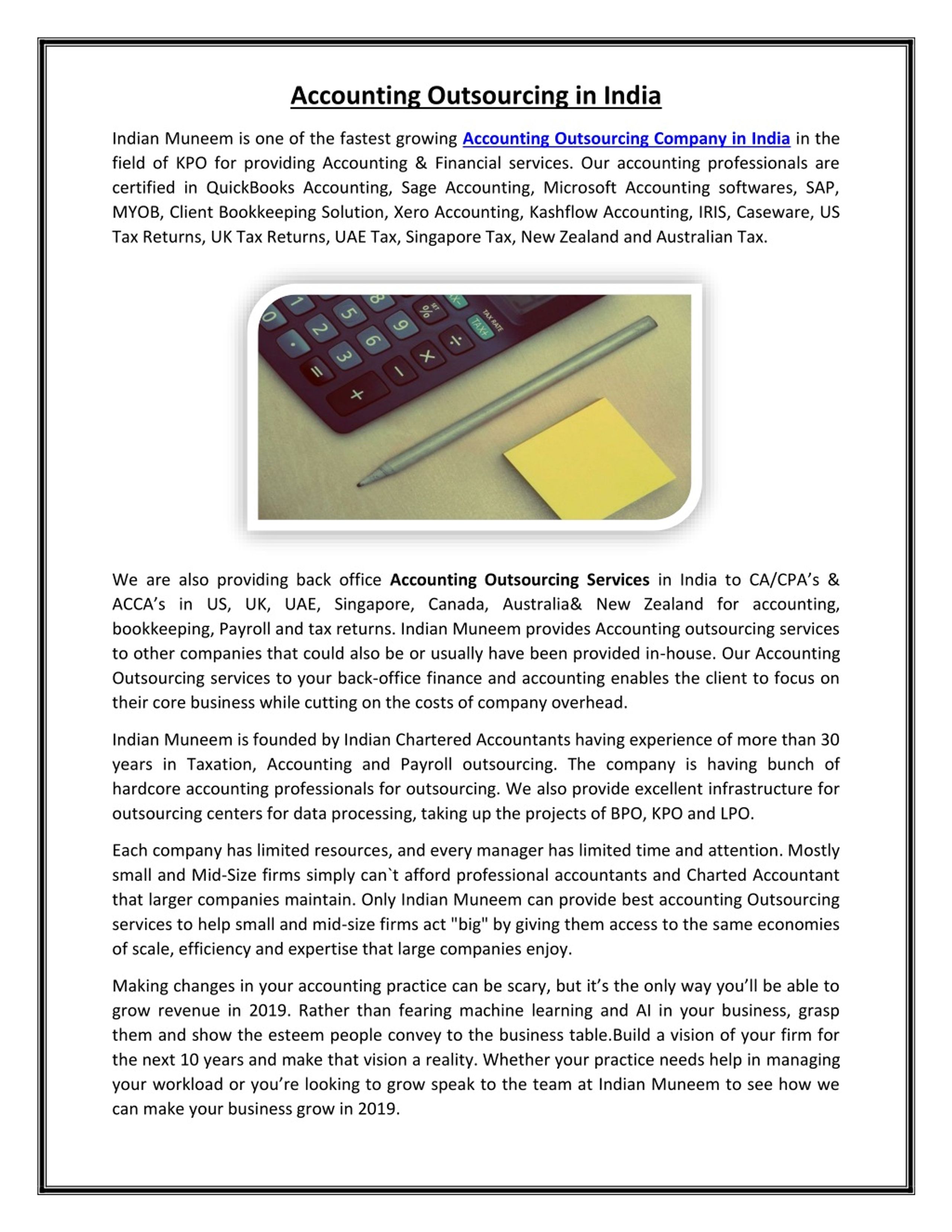 PPT - Accounting Outsourcing In India PowerPoint Presentation, free ...