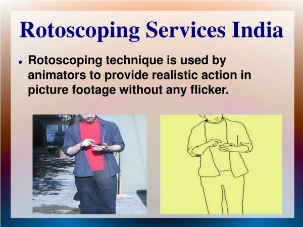 Rotoscoping Services India - VFX Outsourcing Provider