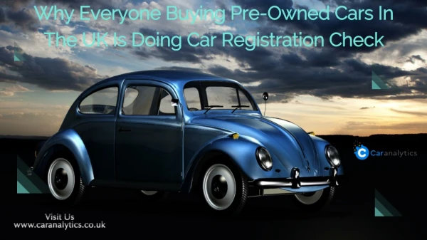 What everybody must know about car registration check?