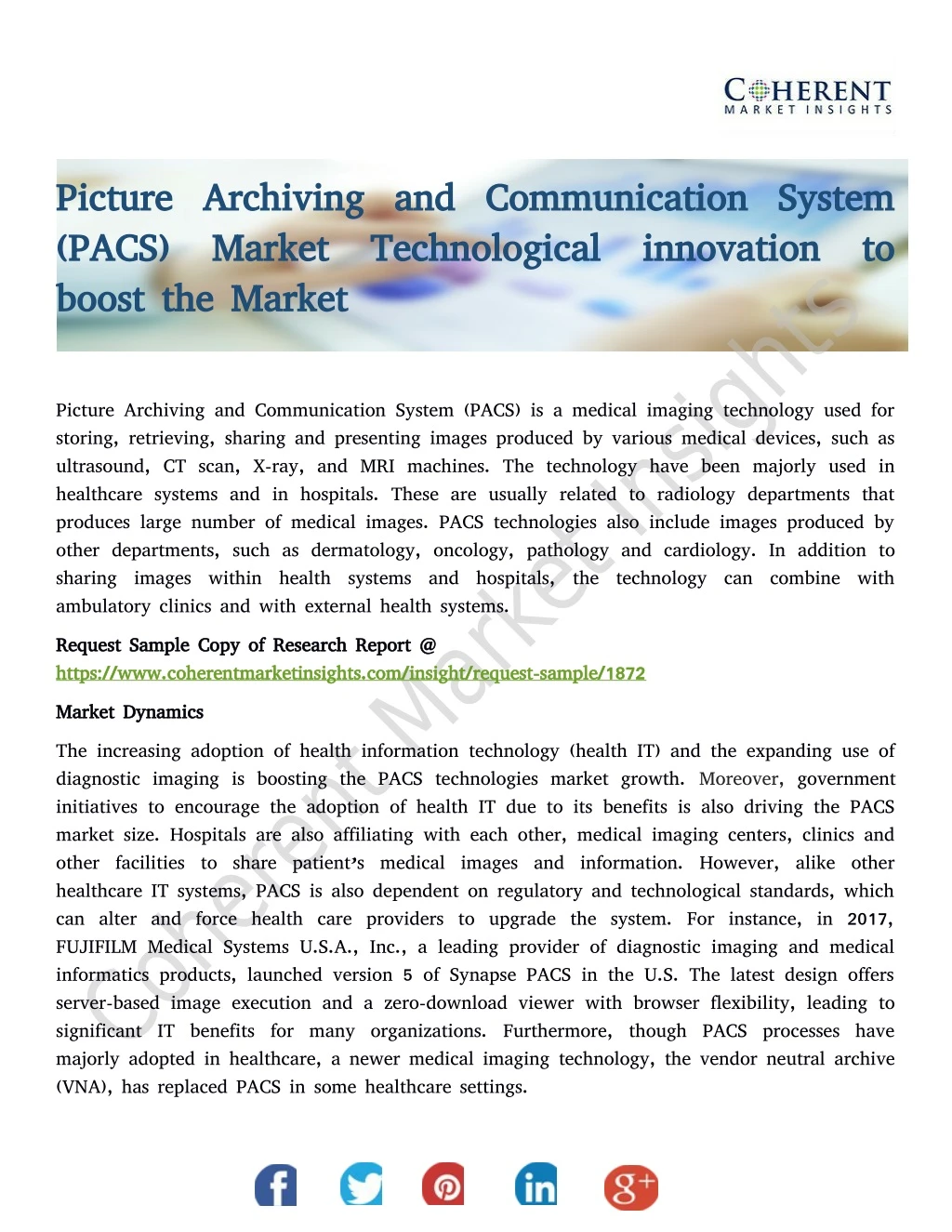 picture archiving and communication system