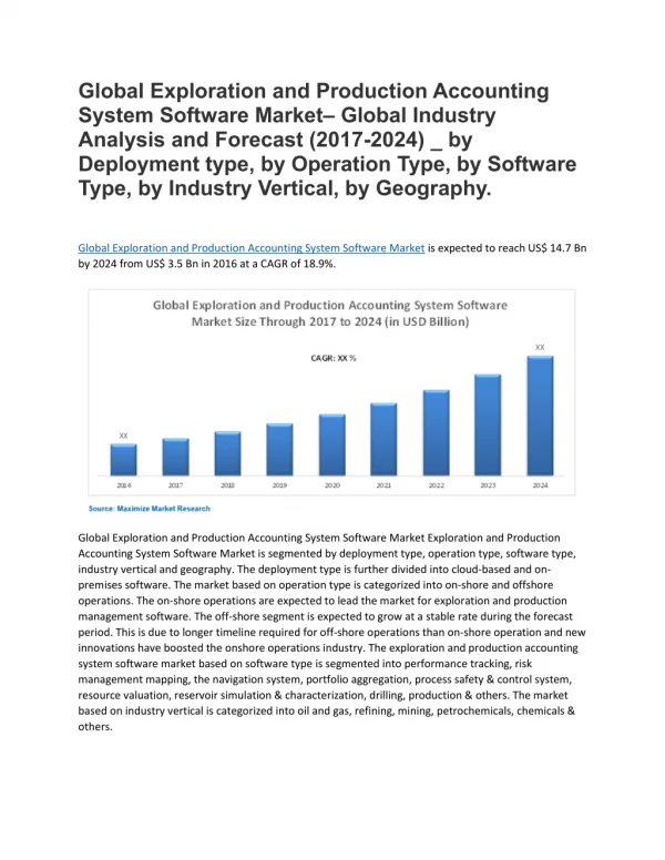 Exploration and Production Accounting System Software Market
