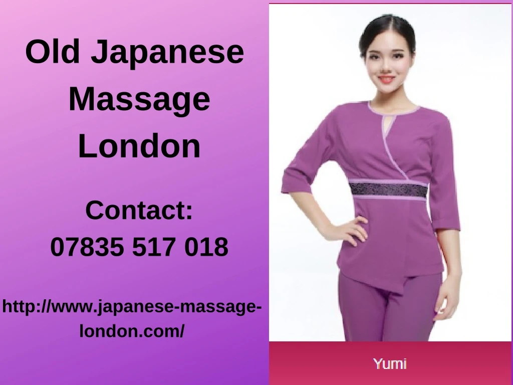old japanese massage london
