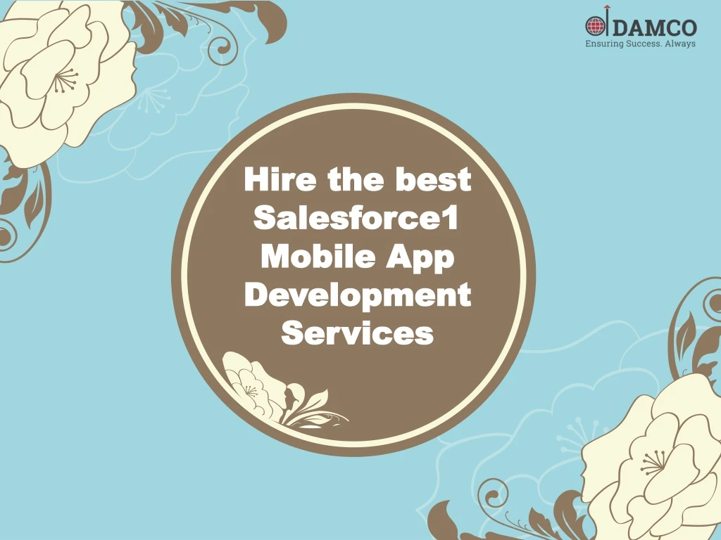 hire the best salesforce1 mobile app development