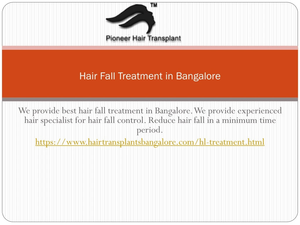 hair fall treatment in bangalore