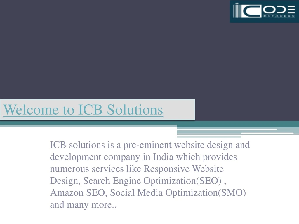 welcome to icb solutions