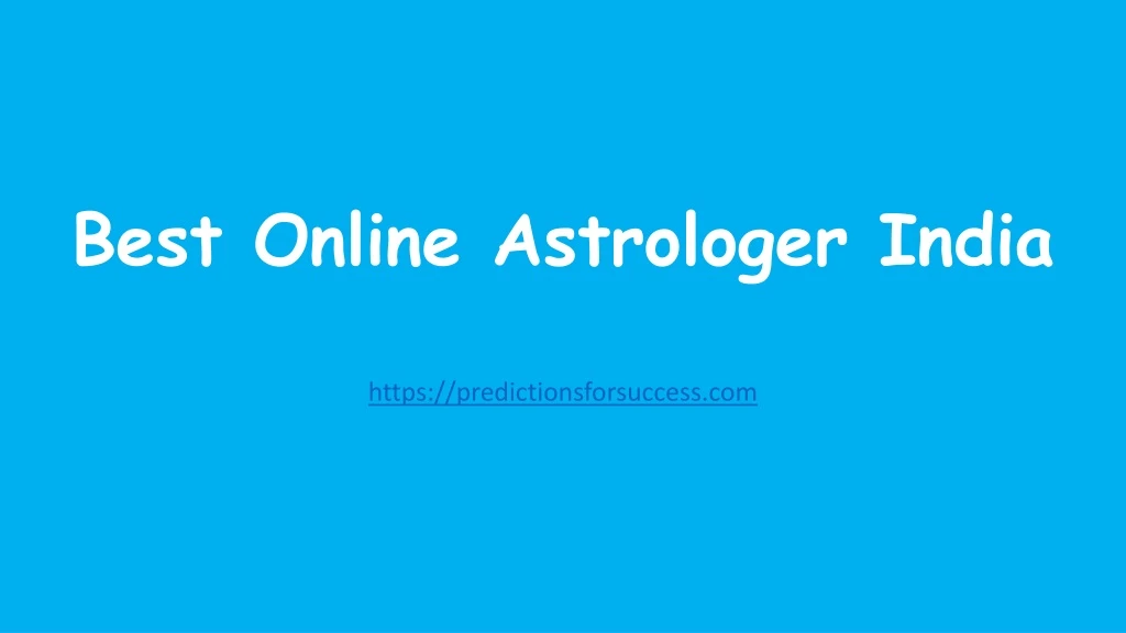 best online astrologer india