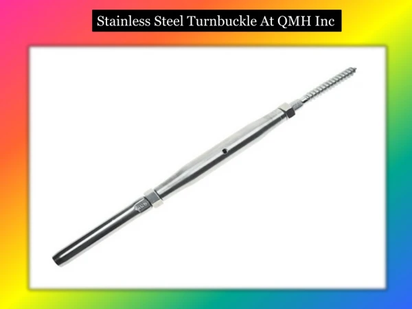 Stainless steel turnbuckle at qmh inc