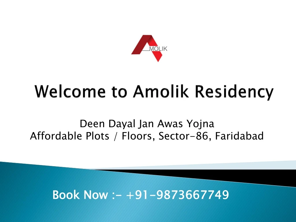 welcome to amolik residency