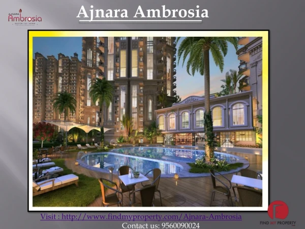 Ajnara Ambrosia Best Apartments in Sector 118 Noida