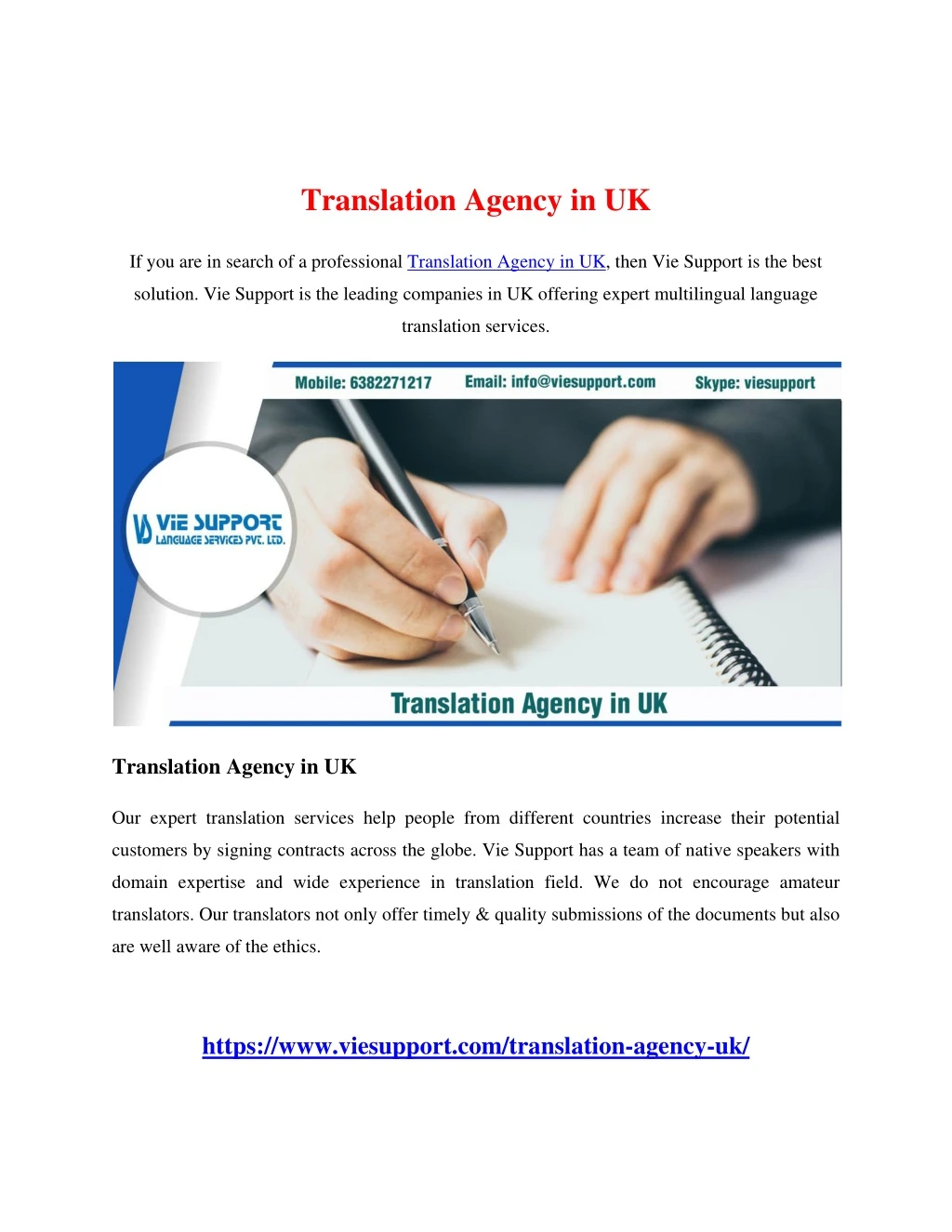 translation agency in uk