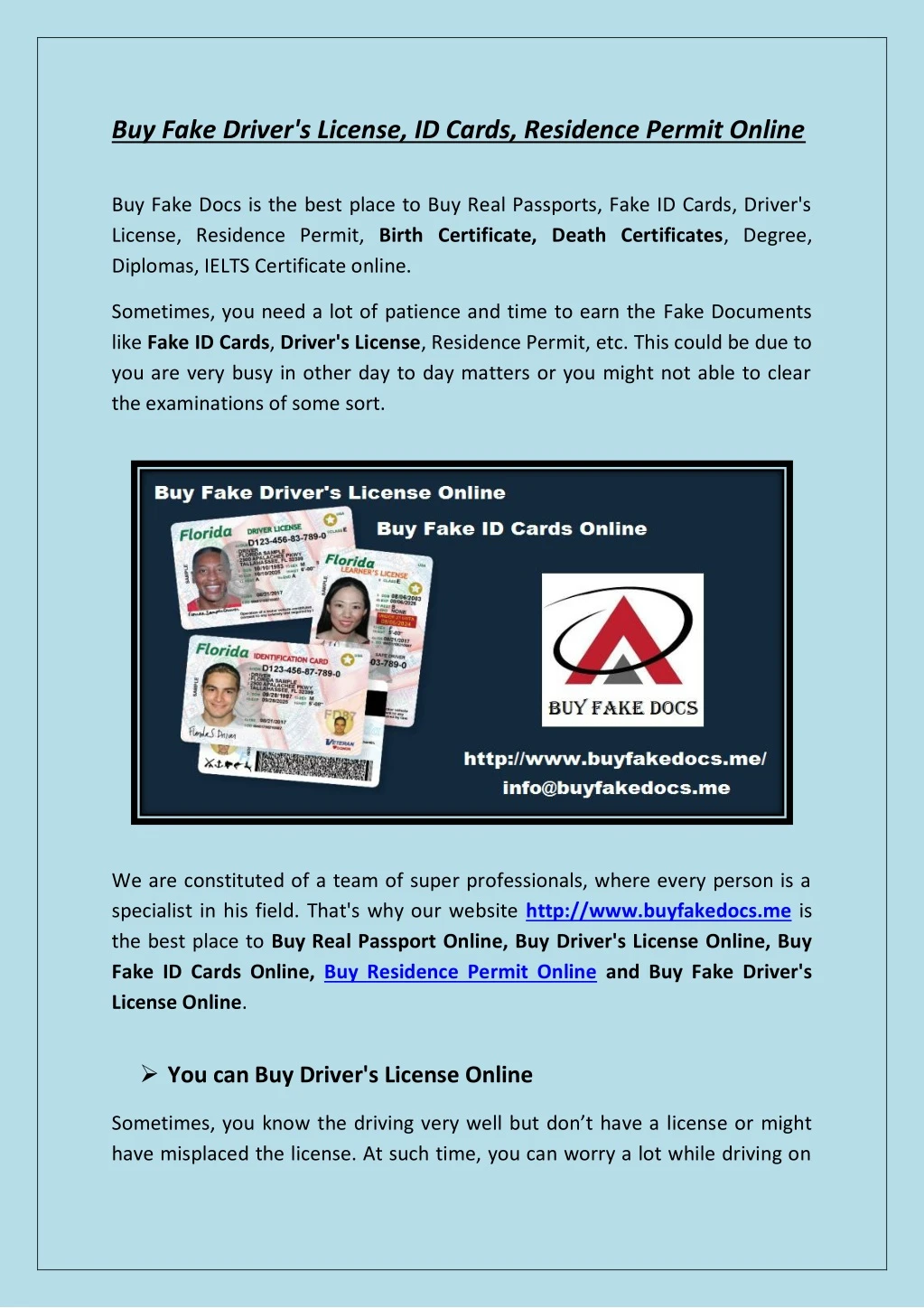 buy fake driver s license id cards residence