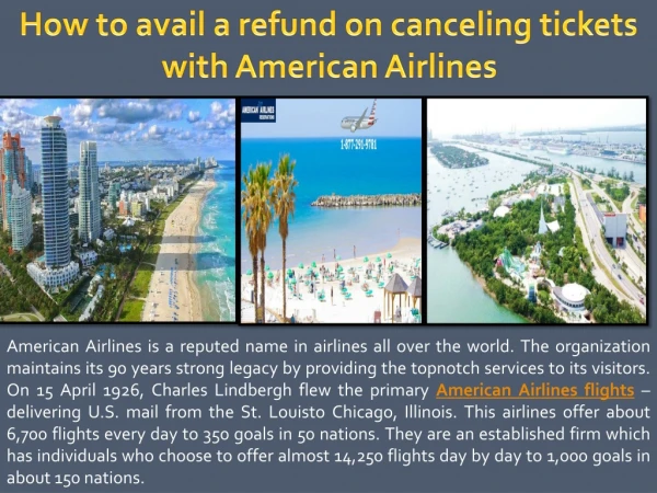 How to avail a refund on canceling tickets with American Airlines