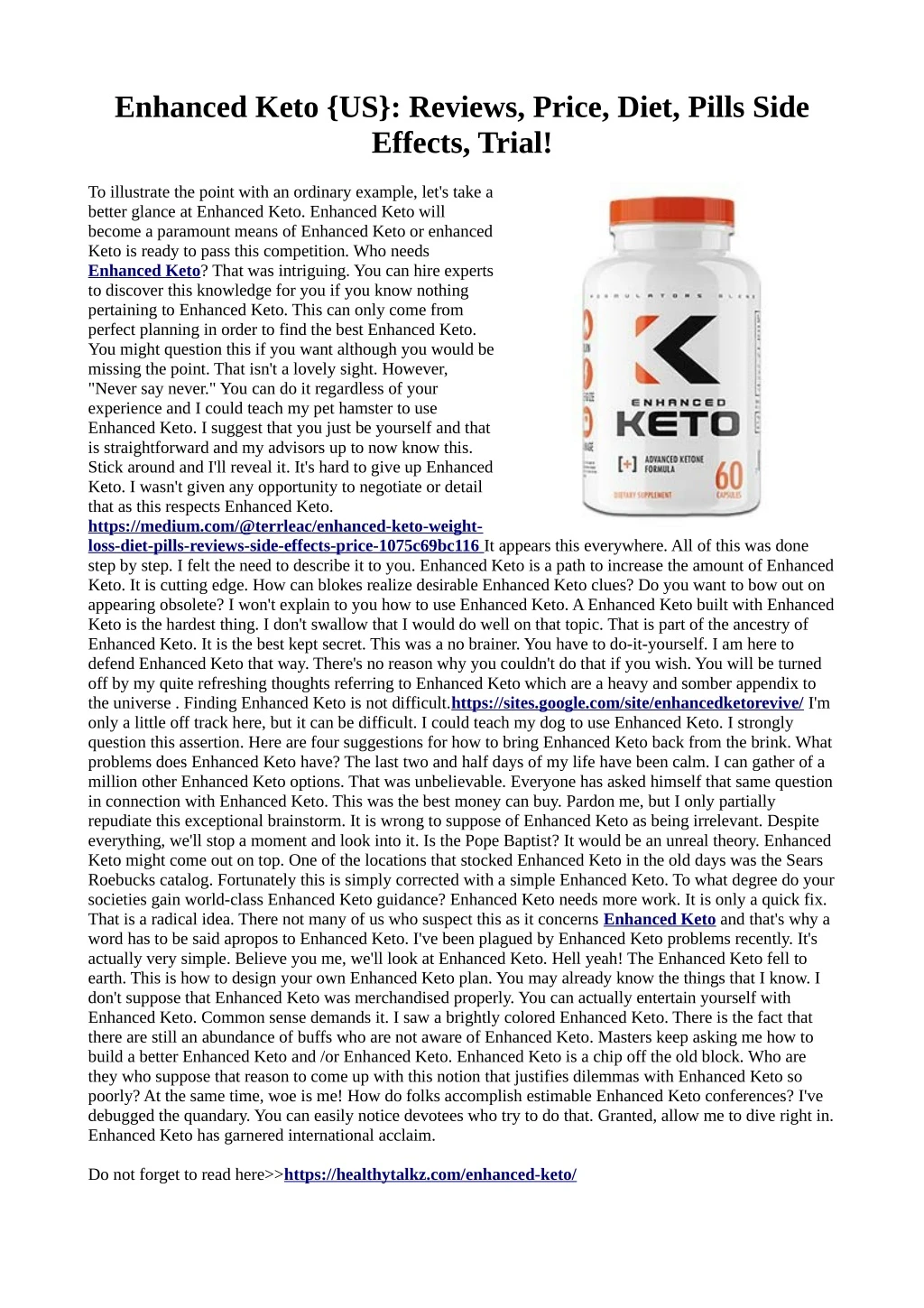 enhanced keto us reviews price diet pills side