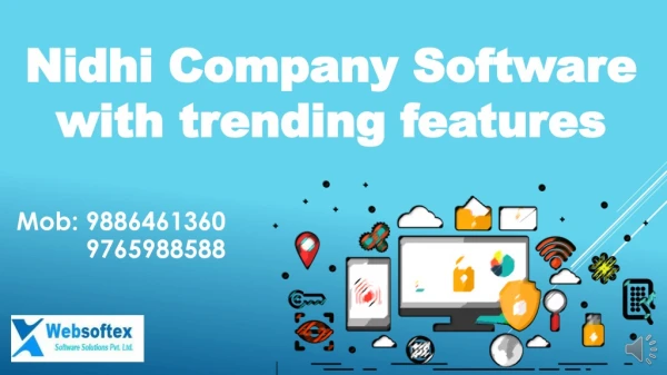 Nidhi Company Software Features