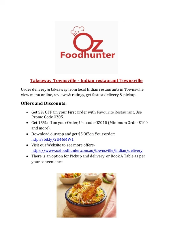 Indian delivery and takeaway in Townsville | Ozfoodhunter