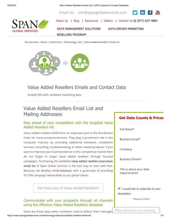 List of Value Added Resellers