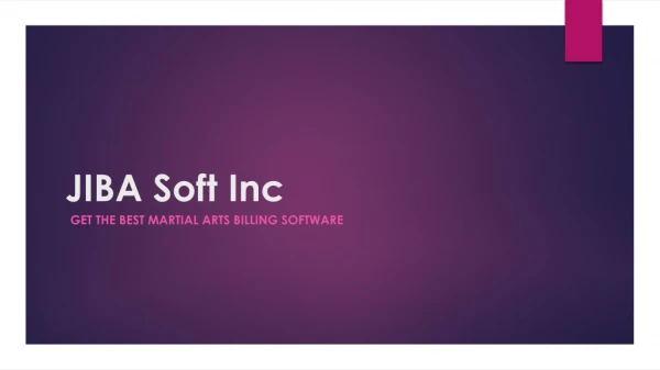 Martial Arts Billing Software