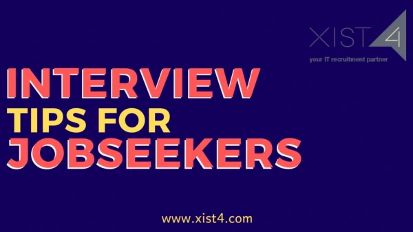 Interview Tips for Jobseekers