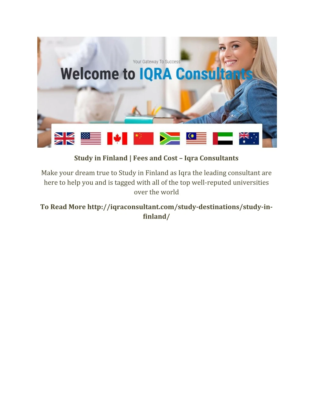 study in finland fees and cost iqra consultants