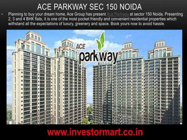 Ace Parkway Suitable For Every Pocket