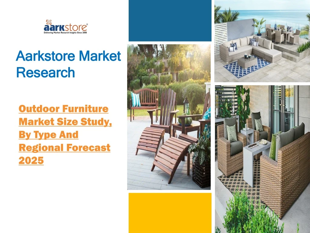 outdoor furniture market size study by type and regional forecast 2025