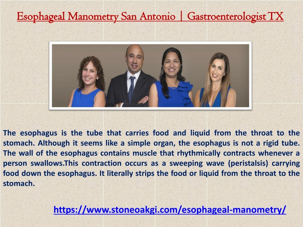 esophageal manometry san antonio