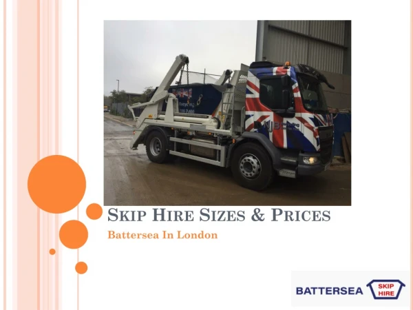 Skip Hire Sizes and Prices In London