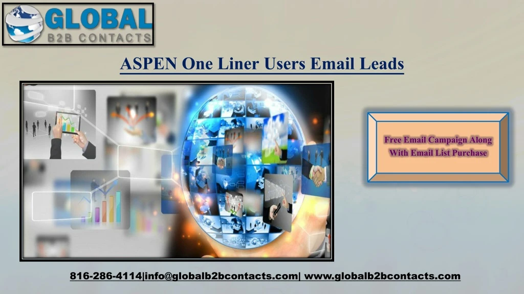 aspen one liner users email leads