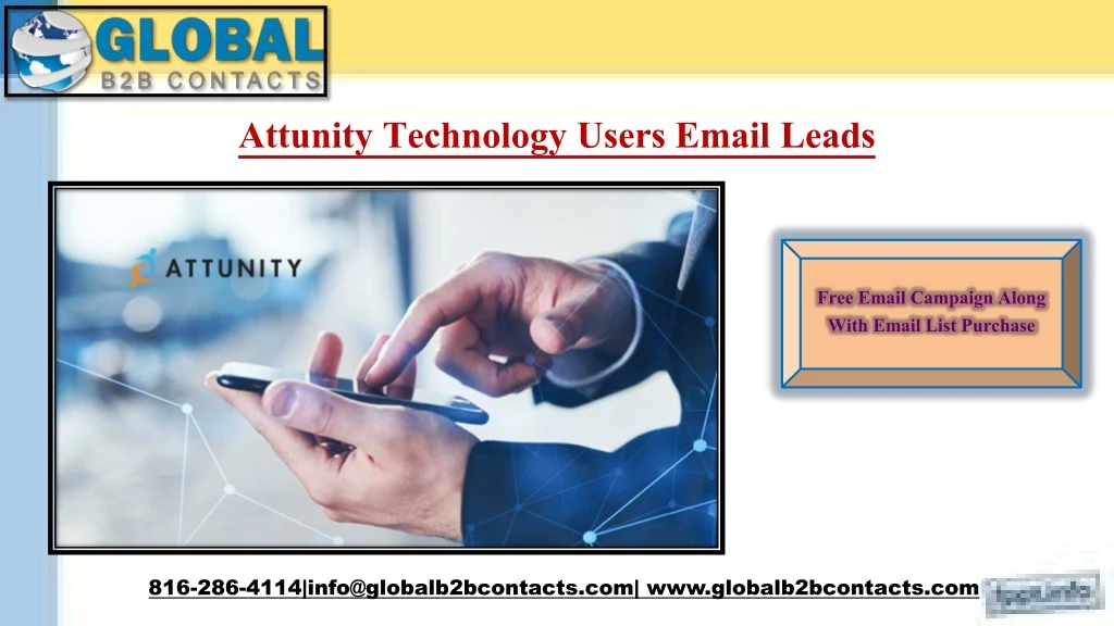 attunity technology users email leads