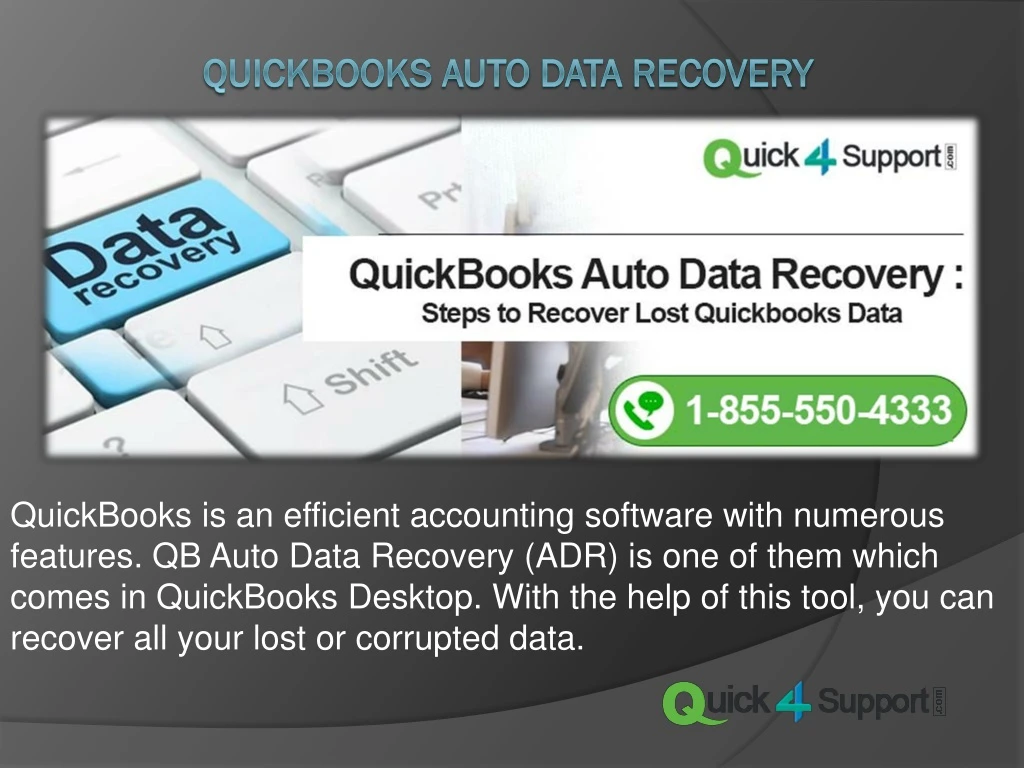 quickbooks auto data recovery