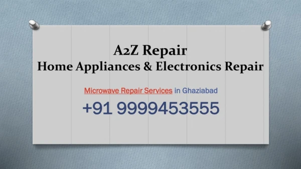 Microwave Repair Services in Ghaziabad