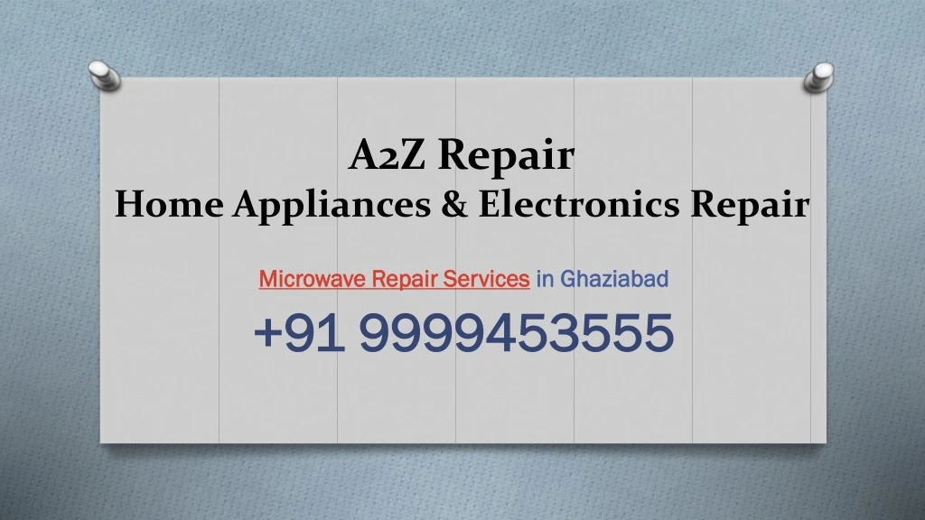 a2z repair home appliances electronics repair