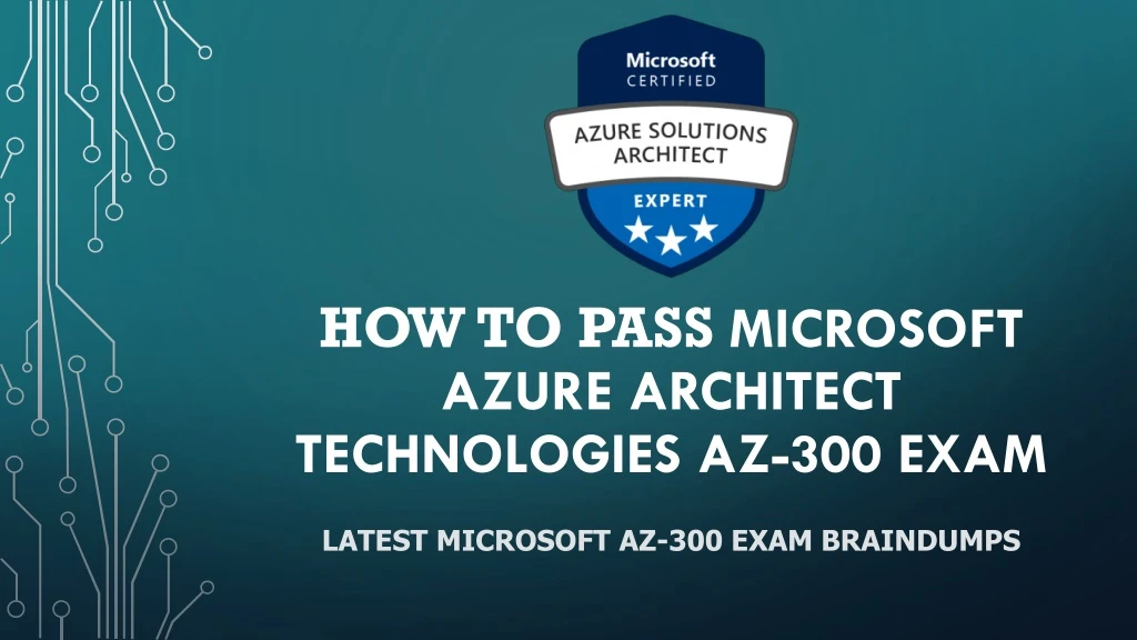 how to pass microsoft azure architect