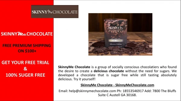 SkinnyMe Dark Chocolate Mint Squares