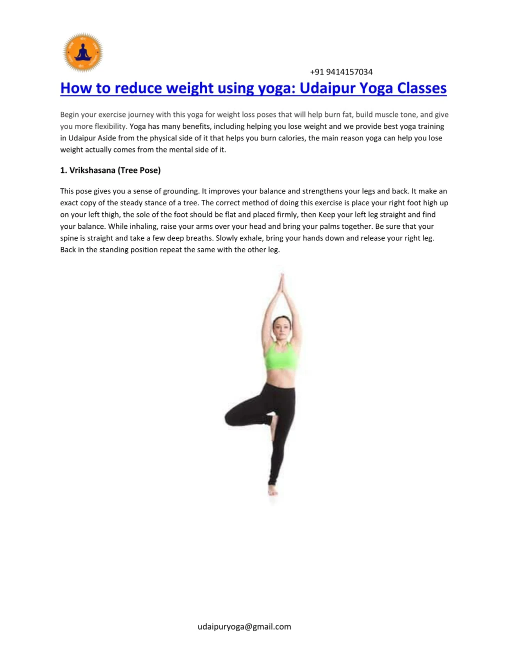 91 9414157034 how to reduce weight using yoga