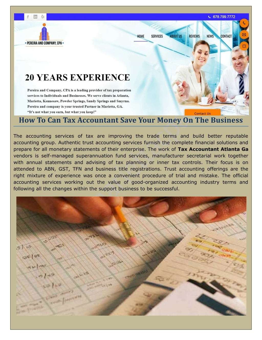 how to can tax accountant save your money