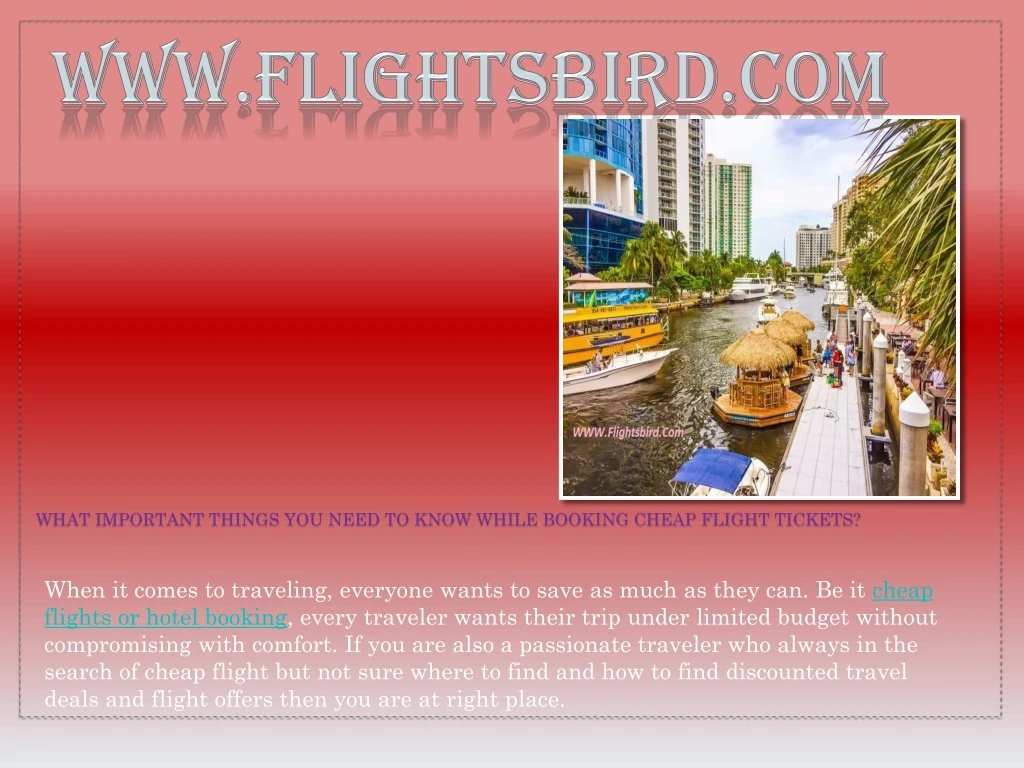 what important things you need to know while booking cheap flight tickets
