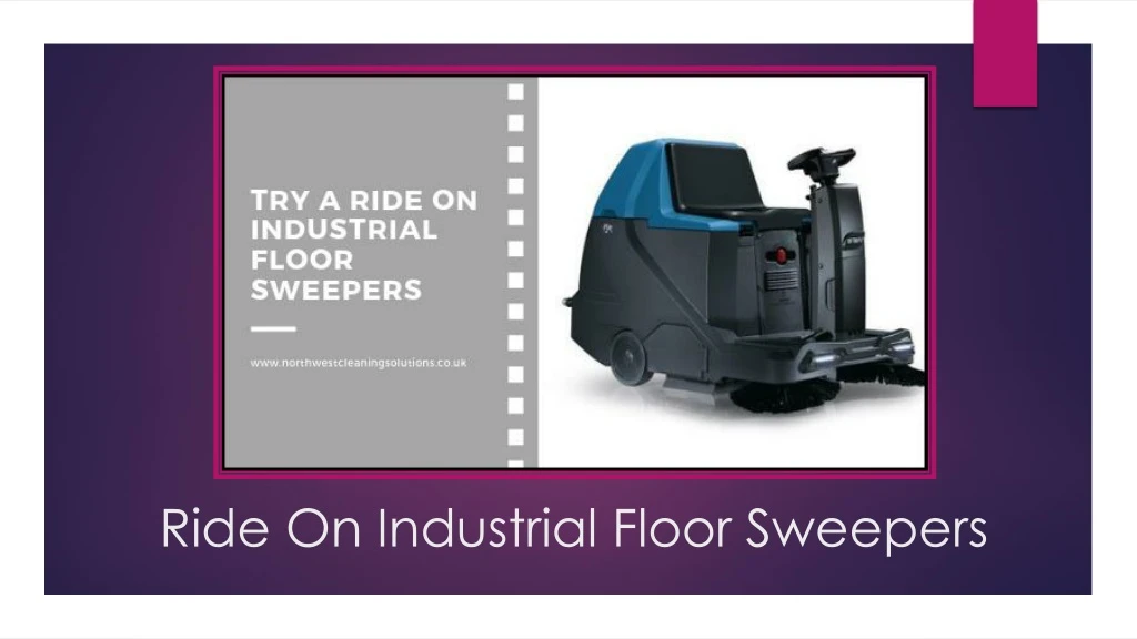 ride on industrial floor sweepers