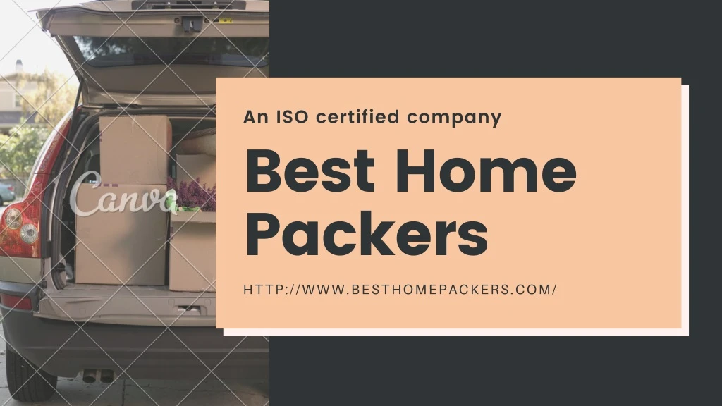 an iso certified company best home packers http