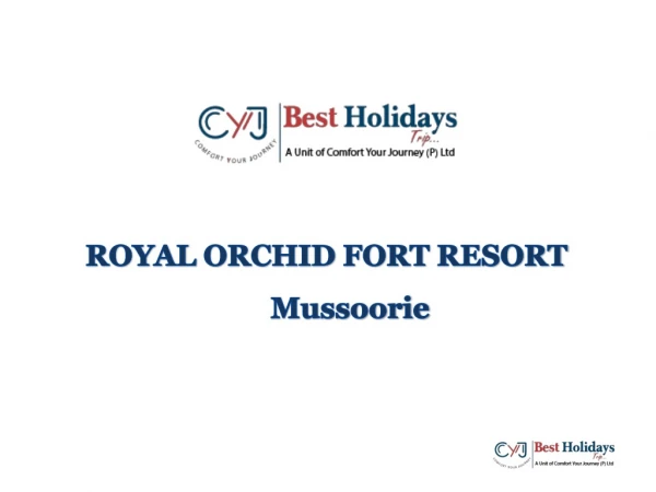 Royal Orchid Fort Resort | Perfect Place for Corporate Events