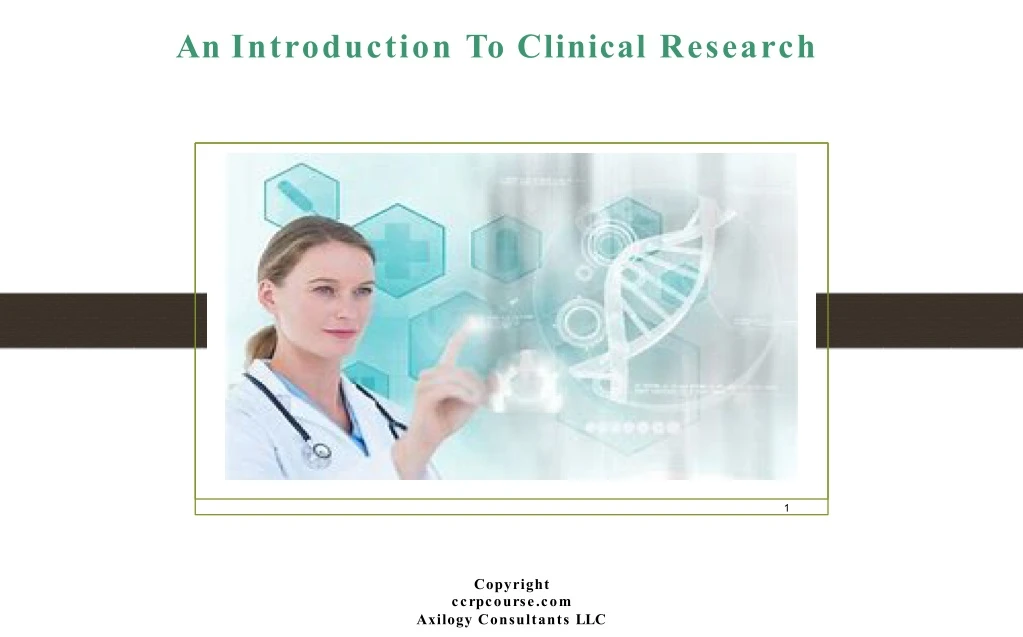 an introduction to clinical research